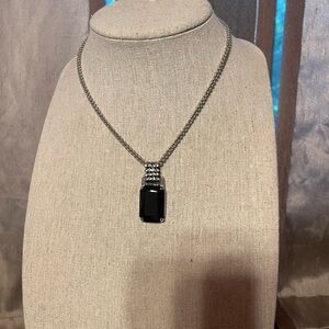SWAROVSKI Crystal Black Pendant Necklace